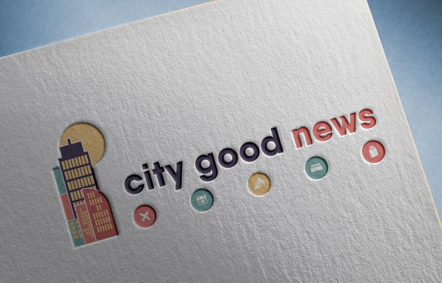 Célia RATTO, Graphiste multimédia à Annecy - Haute-Savoie - Région Rhône Alpes. Design Graphique, Illustration, Web et Vidéo : My Corner Street - mycornerstreet.com devient City Good News - création d'un logo et mise en page d'un flyer A5