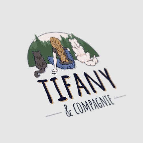 Célia RATTO | Graphiste Freelance à Annecy | Création du logo, identité visuelle et site Internet de Tifany et Compagnie, Garde d'animaux à Troyes.