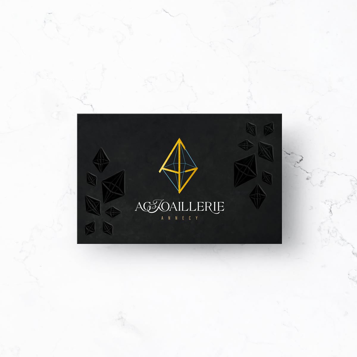 A.G Joaillerie - création de cartes de visite