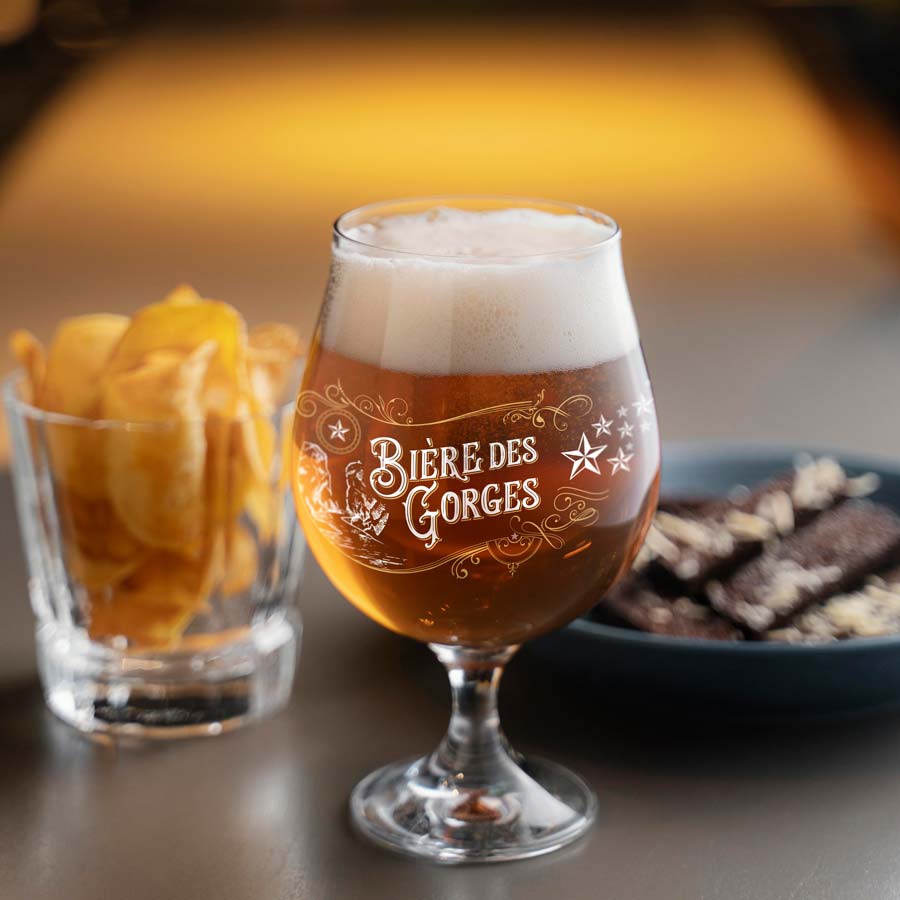 Création d'un visuel pour un verre sérigraphié