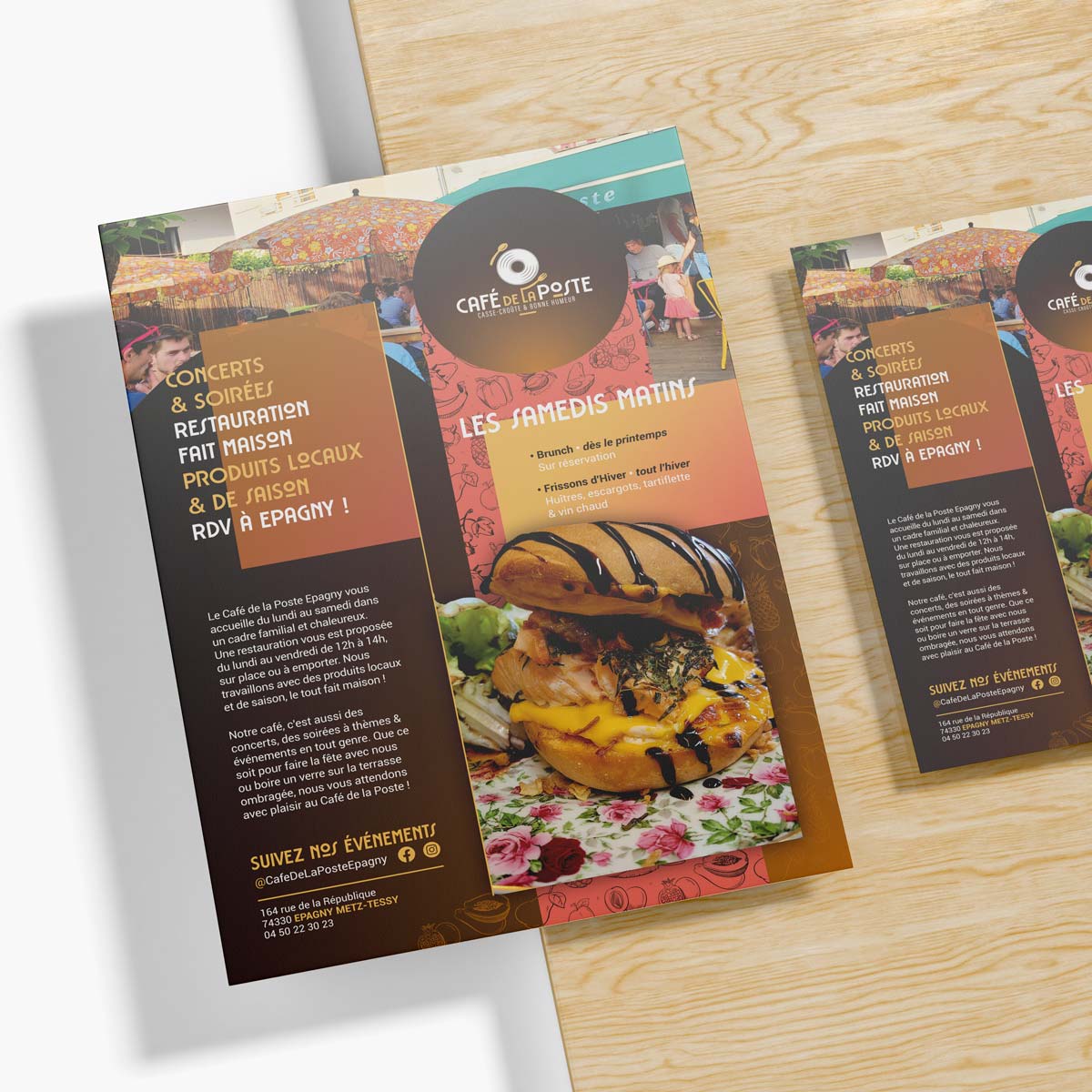 Café de la Poste Epagny - Flyers A5
